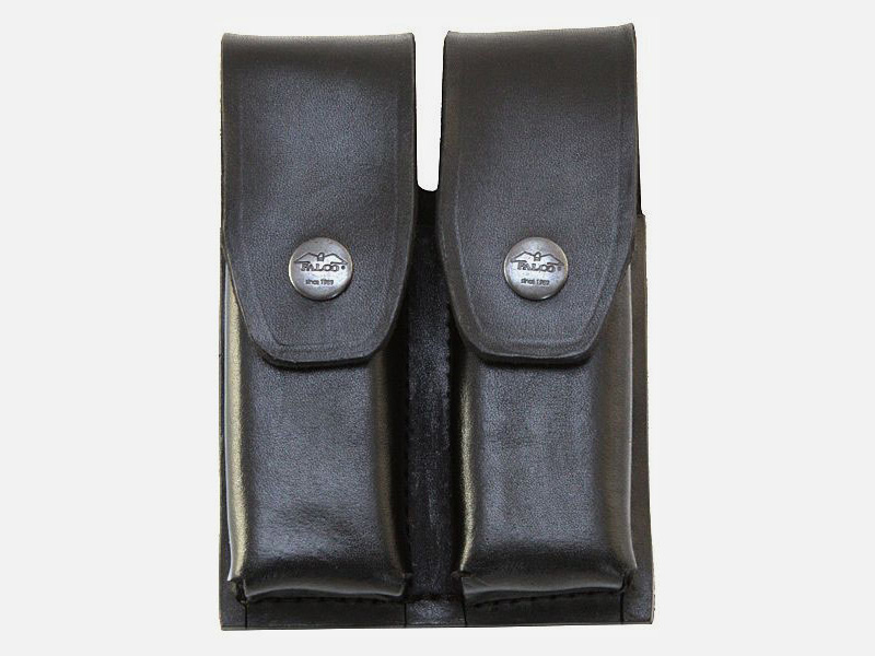 Leather Double Magazine Pouch